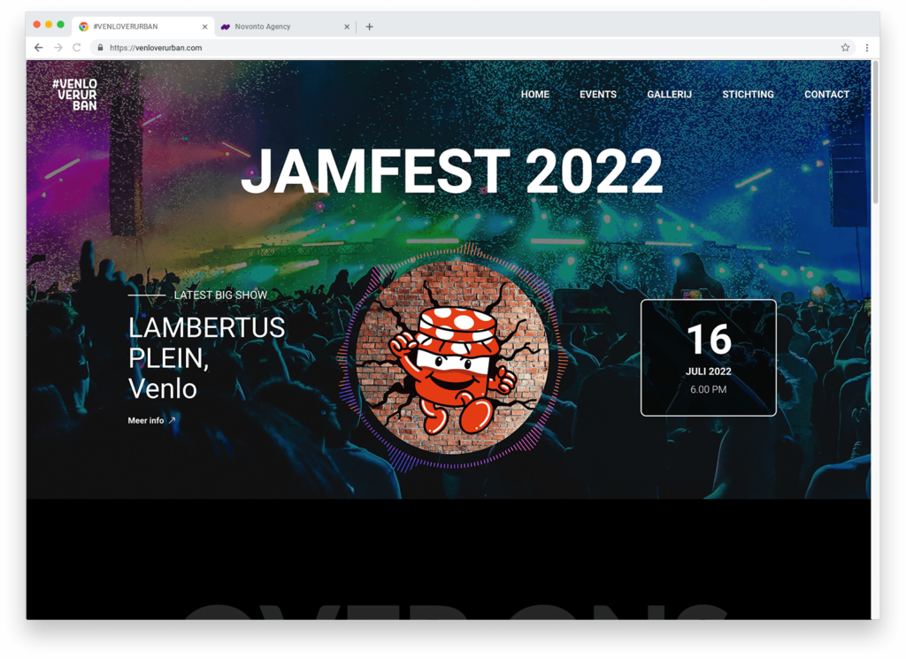 JAMFEST 2022 evenement op Lambertusplein, Venlo